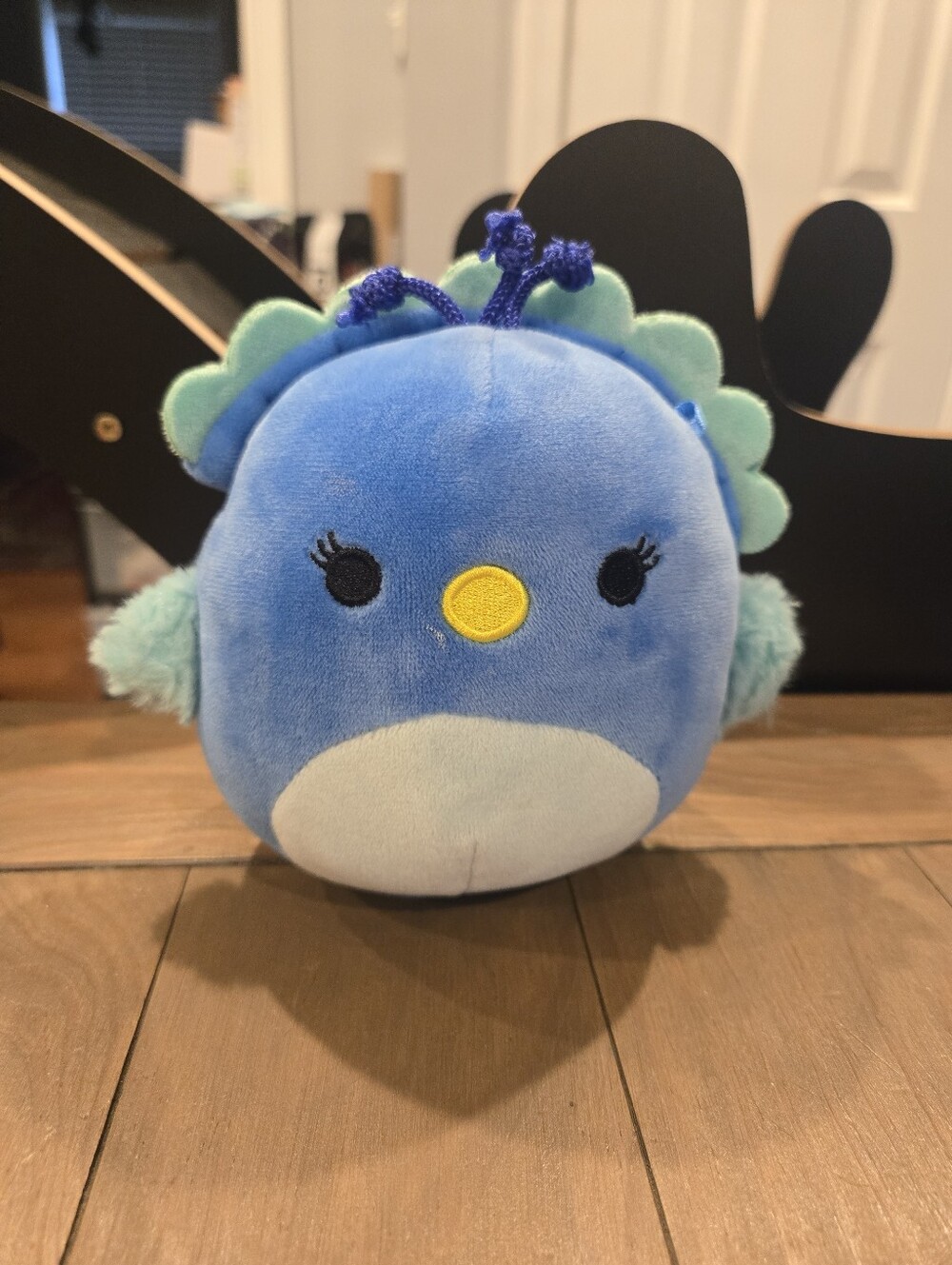 Blue Plush Peacock Small Squishmallows Toy